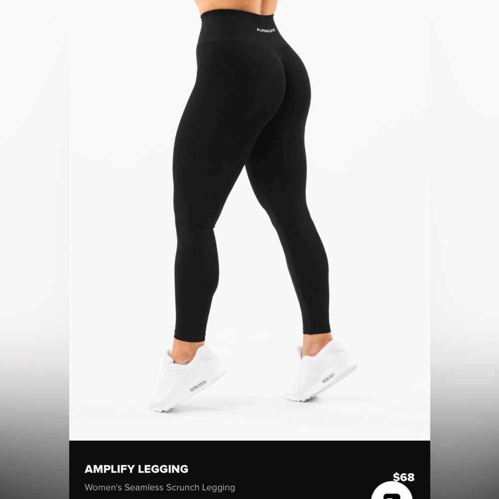 Alphalete | Amplify Leggings | Black | size M
